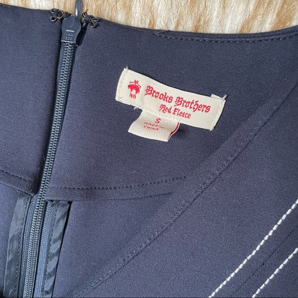 Brooks Brothers ponte’ contrast stitching dress - Picture 4 of 5